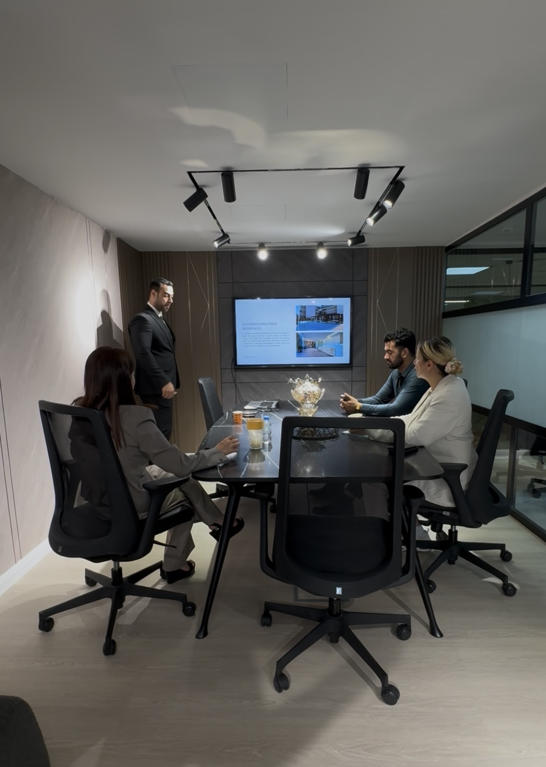 Brand Booster team in the Dubai office